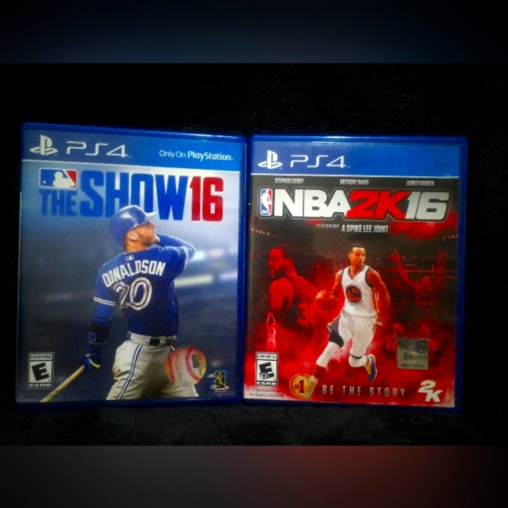 PS4 GAME DUO– MLB THE SHOW 16 + NBA 2K16